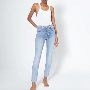 Re/Done Comfort Stretch High Rise Ankle Crop - Brand New